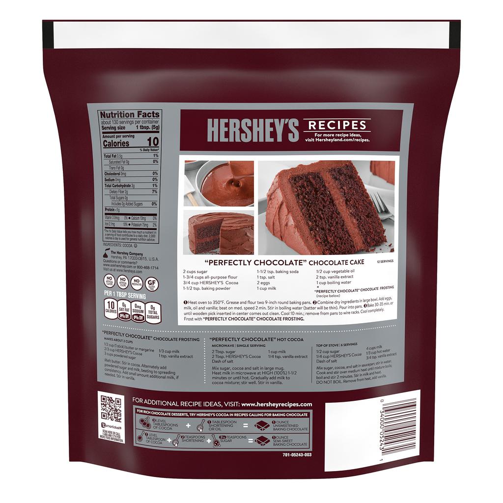 Hershey's Cacao 100% en Polvo 652 g - Imagen 2